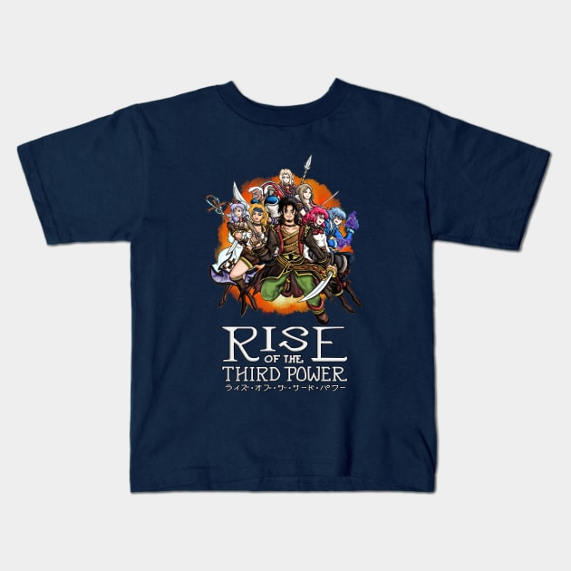 Rise of the Third Power Heroes Kids T-Shirt by WarioPunk